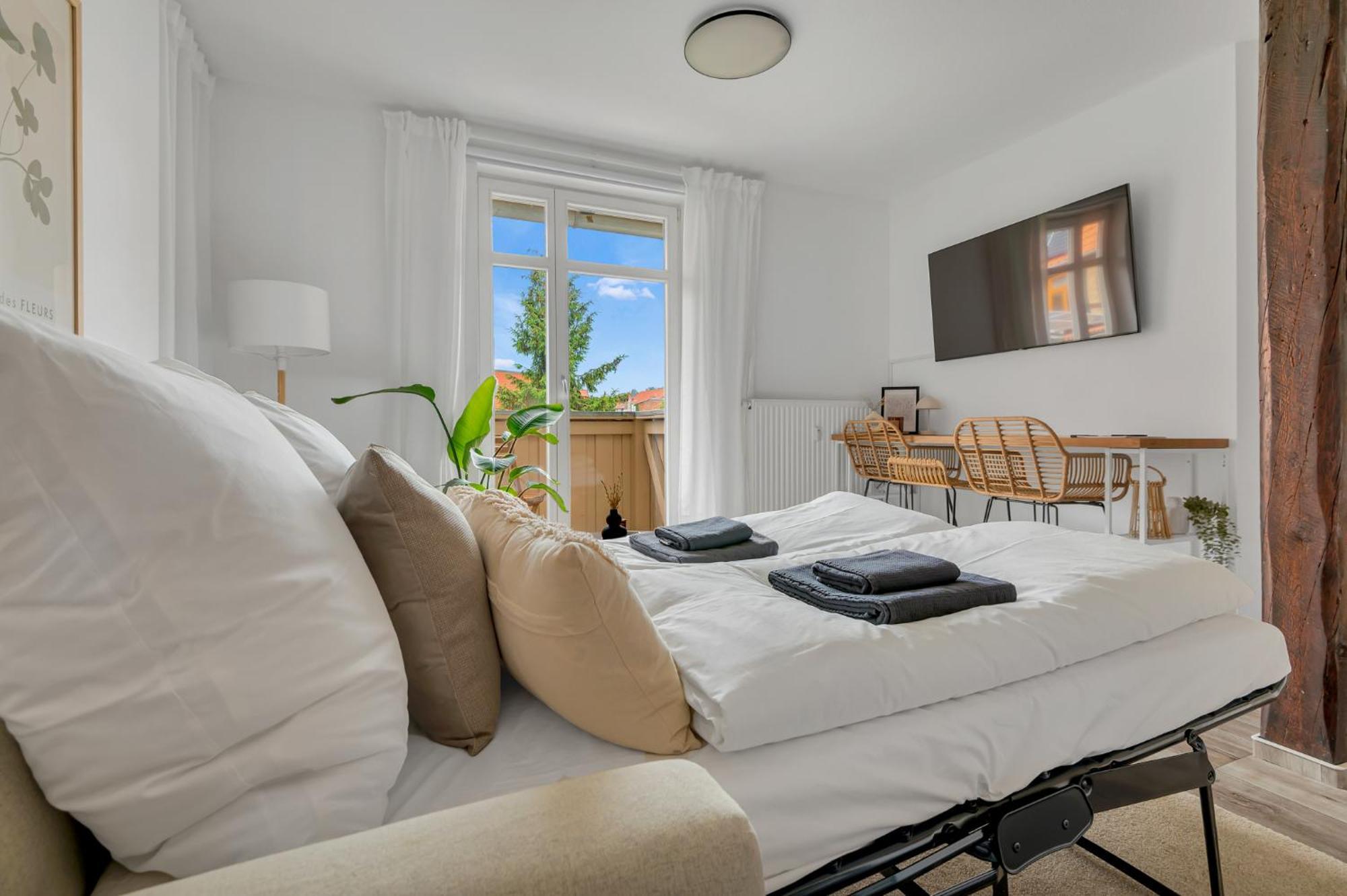 Tiny - Innenstadt - Balkon - Smart Tv Apartment Wernigerode